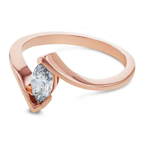 Kobelli 1/2 Carat Solitaire Marquise Diamond Chevron-prong Engagement