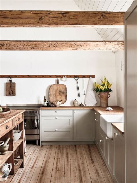 Inviting Kitchen Designs With Exposed Wooden Beams Digsdigs