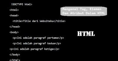 Panduan Mudah Dan Praktis HTML Dasar Html Dasar Mengenal Tag Elemen