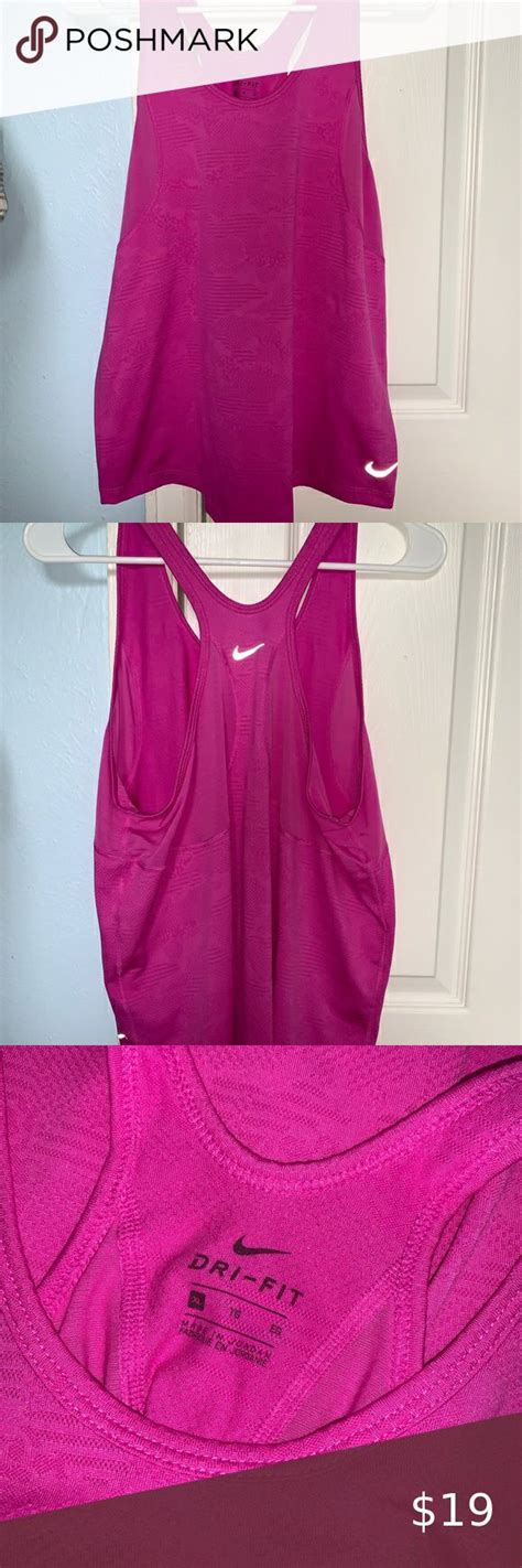 Womens Xl Nike Dri Fit Pink Racerback Tank Top Shop Tank Tops