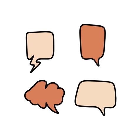 Premium Vector Free Set Of Colorful Speech Bubbles Vector Bubbles