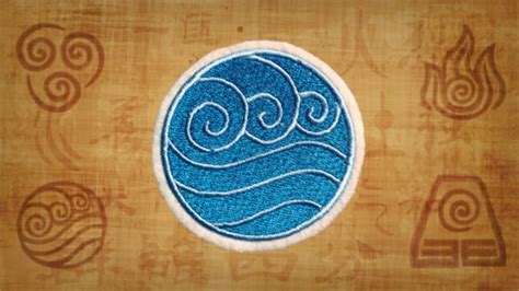 Avatar Water Tribe Emblem The Last Airbender Embroidered Etsy