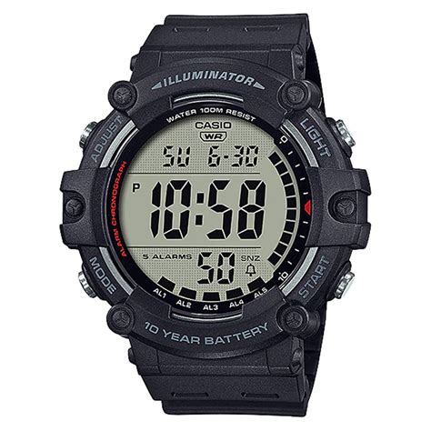 Casio AE 1500WH 1AV Big Dial Digital Sports Wrist Watch