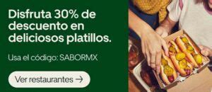 Código Uber Eats de 30 de descuento en pedidos de 200 o más