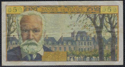 FRANCE 5 NOUVEAUX FRANCS VICTOR HUGO 2 5 1963 D 108 TTB Gonçalves