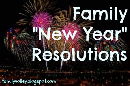 New Year's Resolutions