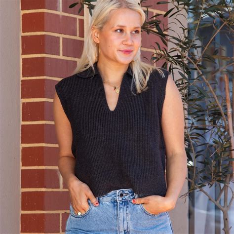 Charcoal Vest From Nude Lucy RRP 89 95 Depop