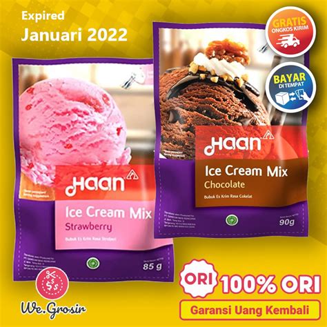 Jual Haan Ice Cream Bubuk Tepung Es Krim Haan Eskrim Premix Powder