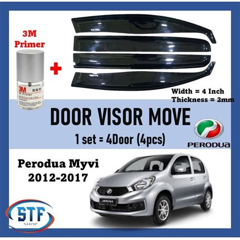 Perodua Myvi Myvi Se Myvi Lagi Best Myvi Icon Door Visor