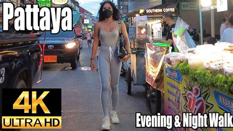 Pattaya 4K Walk Soi Buakhao Soi Honey Soi Diana Evening Night