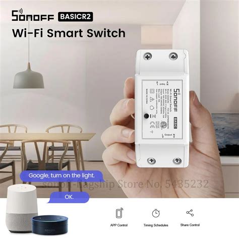 SONOFF Módulo de interruptor inteligente Itead BasicR2 Wifi a través