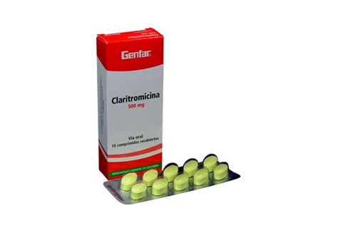 Comprar Claritromicina 500mg X10 Tabletas En Farmalisto Colombia