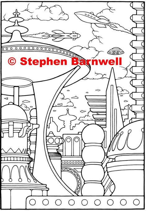 Science Fiction Coloring Pages To Download