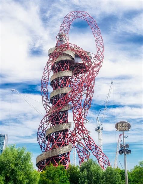 Arcelormittal Orbit In Stratford Olympic Park London Editorial