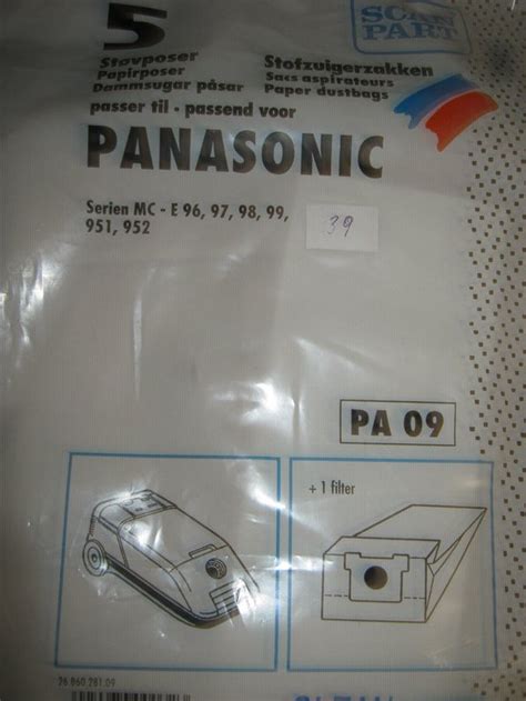 Panasonic Mc E Serie Stofzuigerzakken Pa Bol