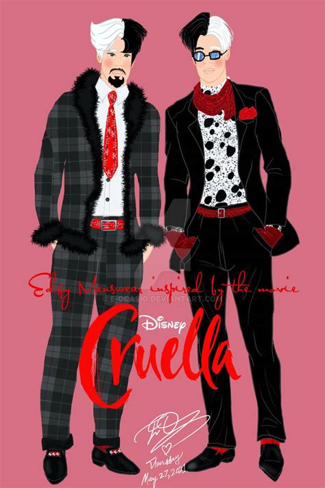 Cruella Inspired Mens Fashions By E Ocasio On Deviantart