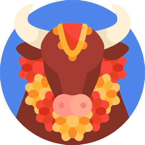 Sacred cow Detailed Flat Circular Flat icon