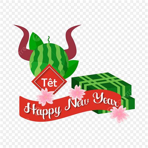 Vietnamese New Year Clipart Transparent Background Happy New Year