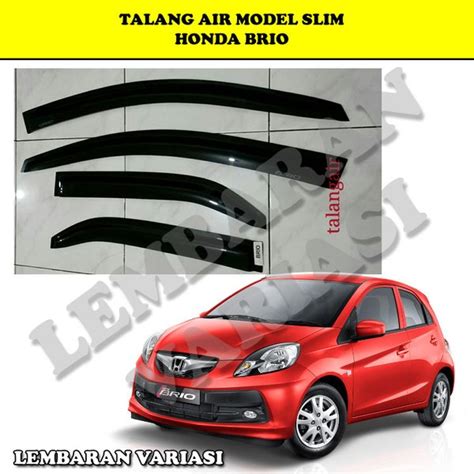 Jual Talang Air Model Slim Honda Brio Variasi Mobil Di Lapak Oto Trade