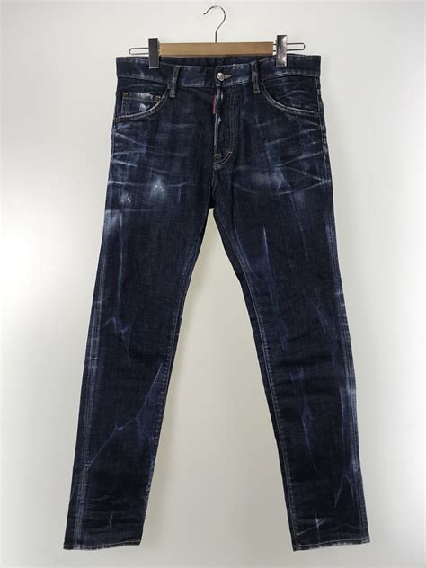 DSQUARED2 BLU CADET WASH COOL クールガイデニム スキニーパンツ 46 IDG S74LB0504 W34