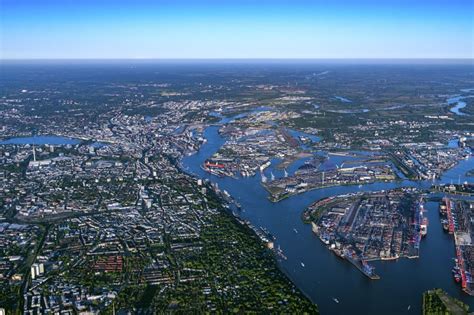 Luftbild Hamburg Hamburger Hafen Übersicht in Hamburg Deutschland