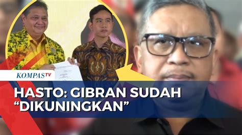 Dipecat Atau Tidak Hasto Kristiyanto Angkat Bicara Soal Status Kader