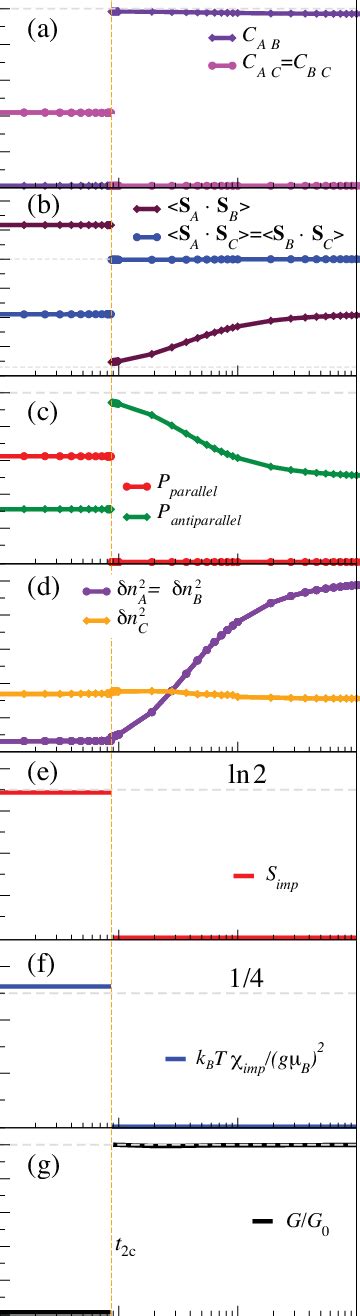 Concurrence Spin Spin Correlations Probabilities For Parallel And