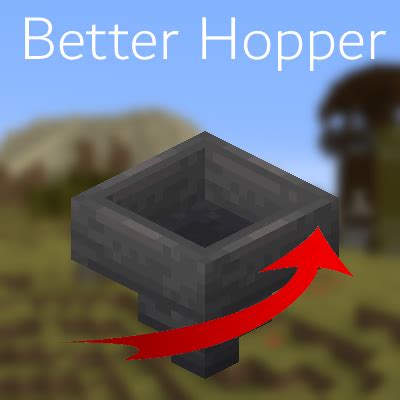 Better Hopper DataPack Screenshots Minecraft Customization