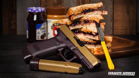 Glock X Gen Pb J Plum Pistol Rd Mm Cerakote Services