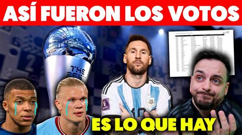 As Fueron Los Votos A Messi Para El The Best Entre Ellos Modric