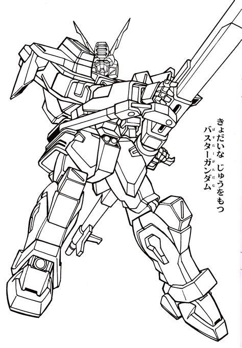 Gambar Mewarnai Gundam