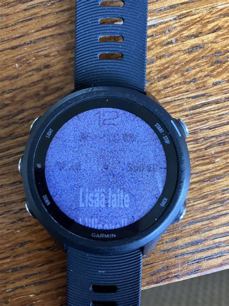 Garmin 245 Forerunner Screen Issue Rgarminwatches