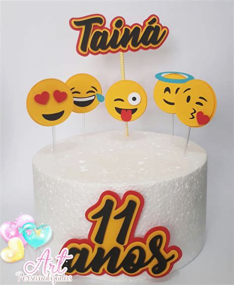 Topo De Bolo Emoji Elo7 Produtos Especiais
