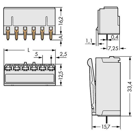 WAGO 2092 1303 PicoMAX 5 0 Female 3P Straight Rapid Electronics