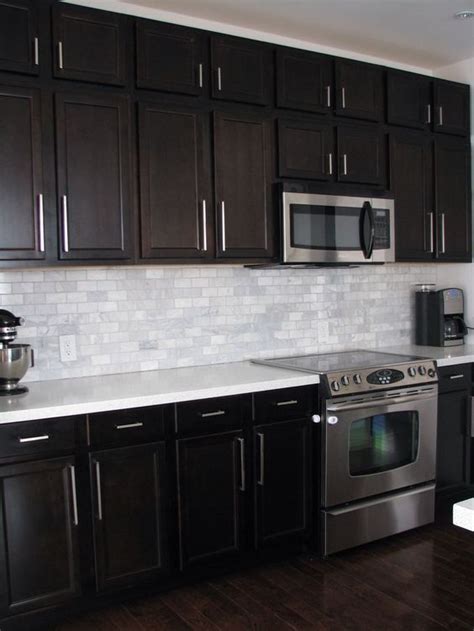 Espresso Cabinet Backsplash Ideas For A Chic And Modern Kitchen HOME