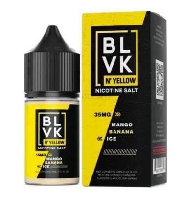 L Quido Mango Banana Ice Salt Blvk N Yellow Universo Vapor