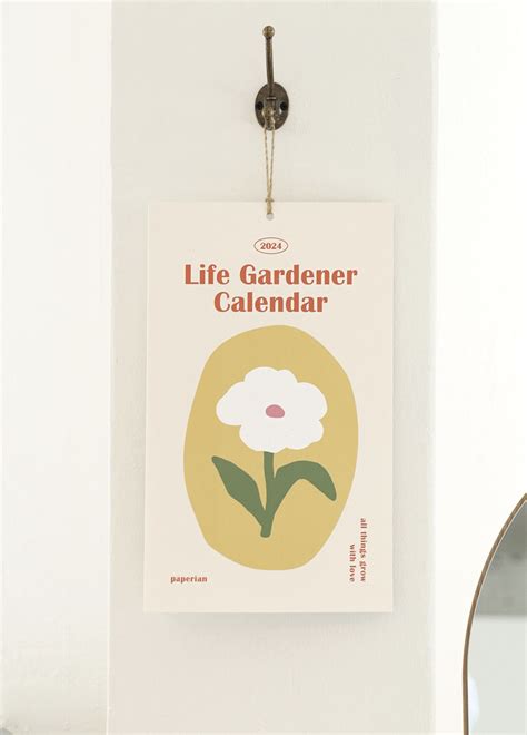 Mochithings 2024 Life Gardener Wall Calendar