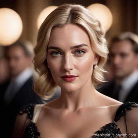 Elegant Blonde Woman Like Kate Winslet Stable Diffusion Online