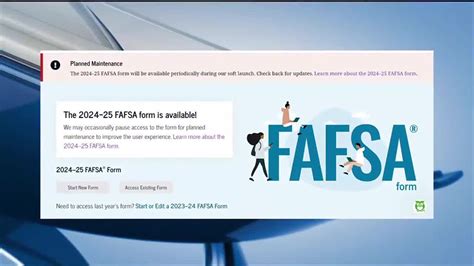 2024-2025 FAFSA application is now open