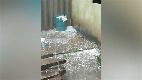 Granizo E Raios Tempestade Assusta Moradores De Luizl Ndia Do Oeste Jk