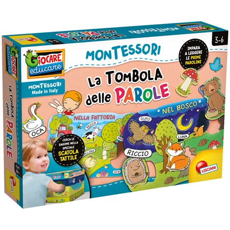 La Tombola Delle Parole Montessori Maxi Lisciani Tecnoffice