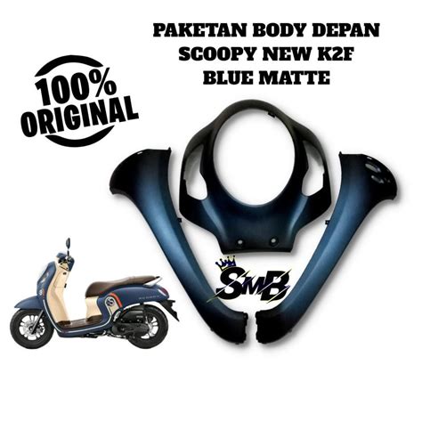 Jual Biru Doff Cover Front Panel Tameng Depan Sayap Kiri Kanan Paketan