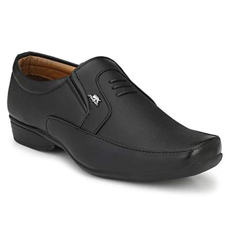 Stylelure Men's Synthetic Leather Black Formal Shoes for Men - Online ...