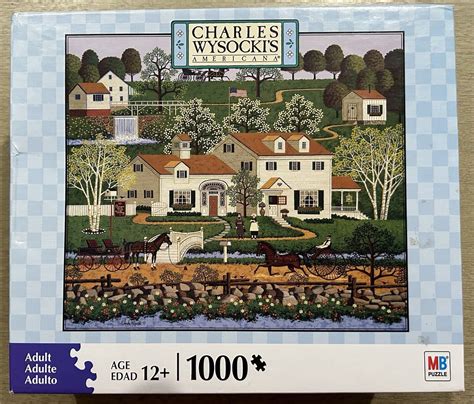 Charles Wysocki Piece Puzzle Original Box Valley Gingernut Ebay