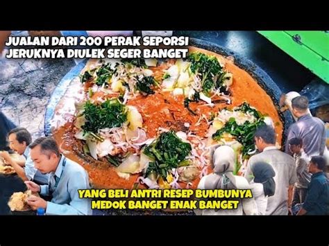 GADO GADO PALING ENAK CUMA 15 RIBU SEPORSI YANG BELI PADA ANTRI BAIK