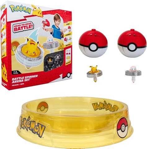 Bandai Pokémon Pack Arène 2 Spinners inclus Arène Pokémon 2