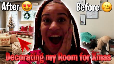 Vlogmas Day 1 Decorating My Room Christmas Style New Intro Reveal