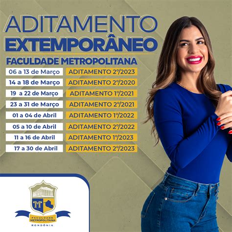 NOVO FIES CALENDÁRIO ADITAMENTOS EXTEMPORÂNEOS Faculdade