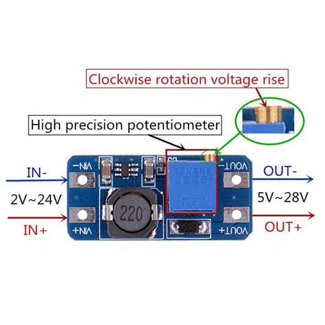 Mt Dc Dc Step Up Converter Booster A Power Supply Module