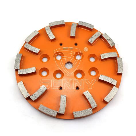 Inch Blastrac Edco Mk Diamond Grinding Plate For Grinding Concrete